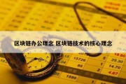 区块链办公理念 区块链技术的核心理念